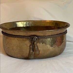 Solid brass vintage container